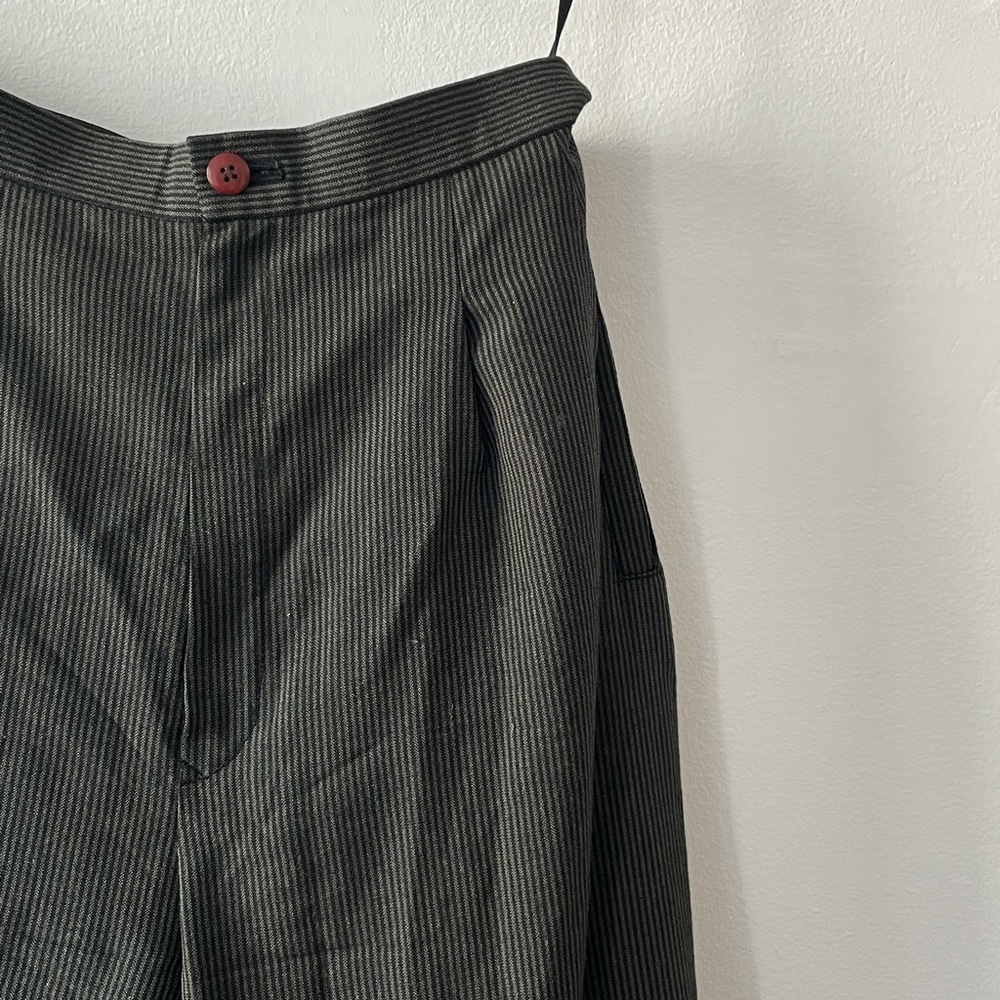 Issey Miyake Pinstripe Trousers